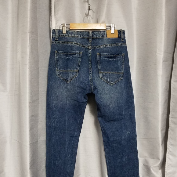 Unique Denim Pearl Detail Jeans - Picture 3 of 3